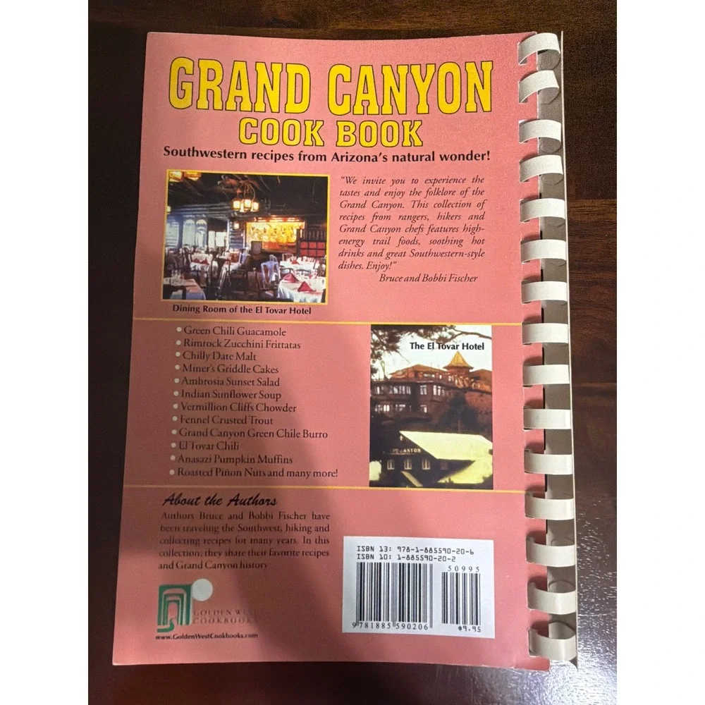 Golden West Cookbooks grand canyon